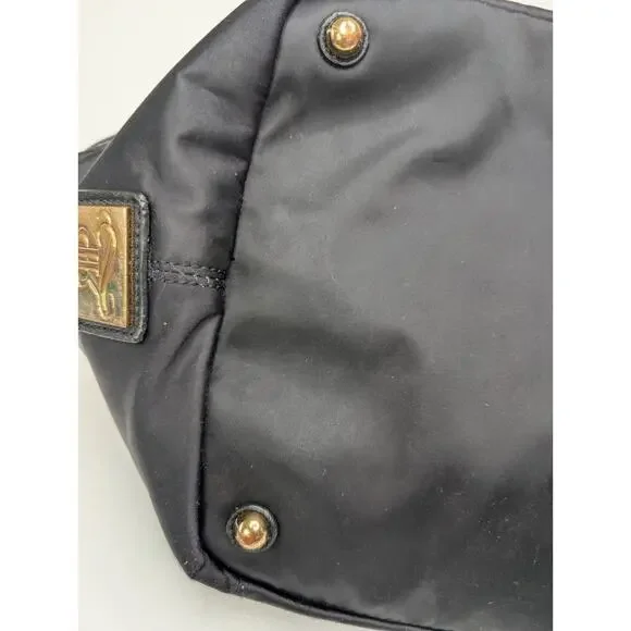 Rosie Pope Pregnant In Heals black Nylon pebbled leather diaper bag black - Picture 6 of 13